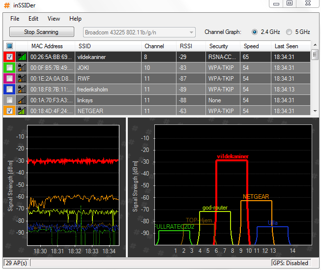 Download inSSIDer Wi-Fi Scanner | FrostClick.com | Discover The Best ...